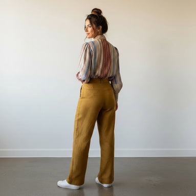 Jatea - Stripe Ballon Sleeve Shirt