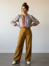 Jatea - Stripe Ballon Sleeve Shirt