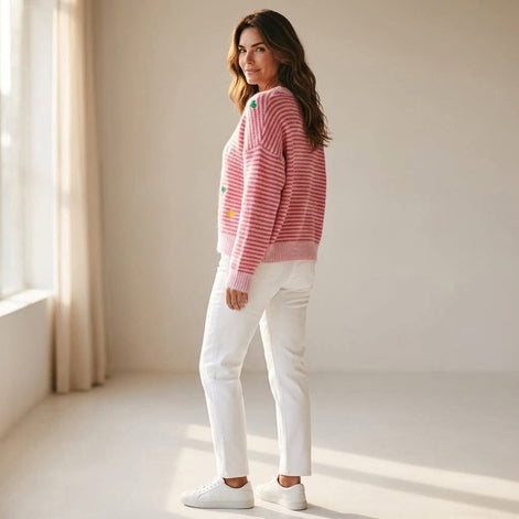 Charlotte - Pink Heart Jumper