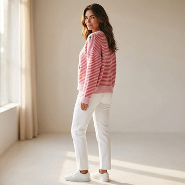 Charlotte - Pink Heart Jumper