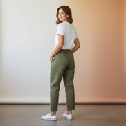 Wakee - Barrel Denim Jeans Military
