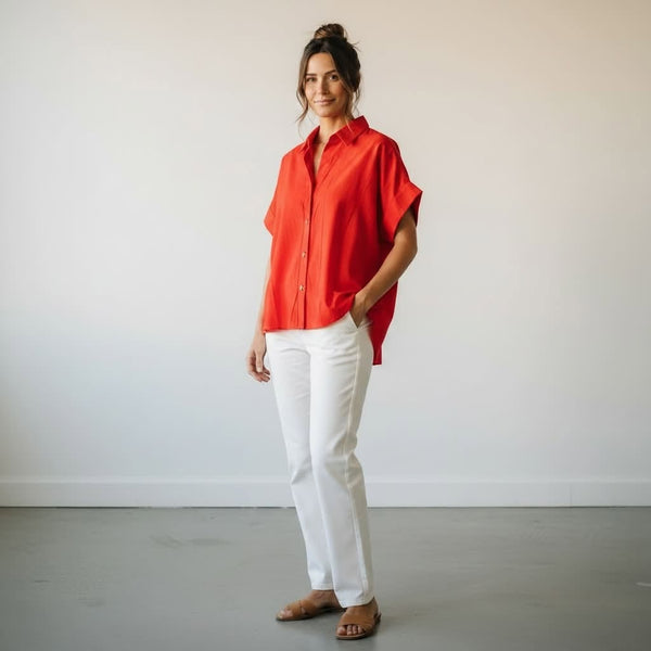 Label Of Love - Shell Button Shirt