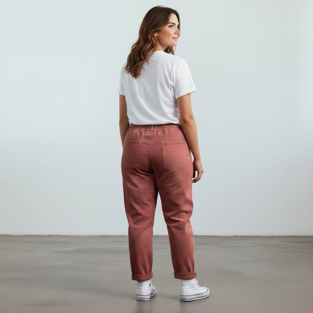 Wakee - Barrel Denim Jeans - Rosa