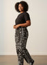 Mutig - Bohemian Black Barrel Jeans