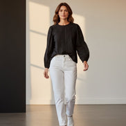 Adorne - Black Cut Out Lace Top