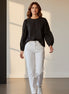 Adorne - Black Cut Out Lace Top