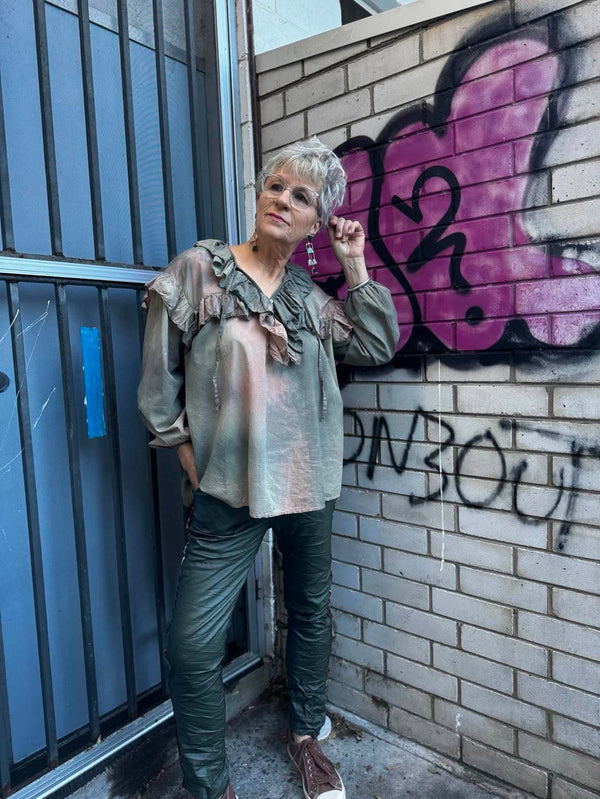 Amici - Military Ruffled Shirt
