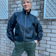 Amici - Faux Leather Bomber