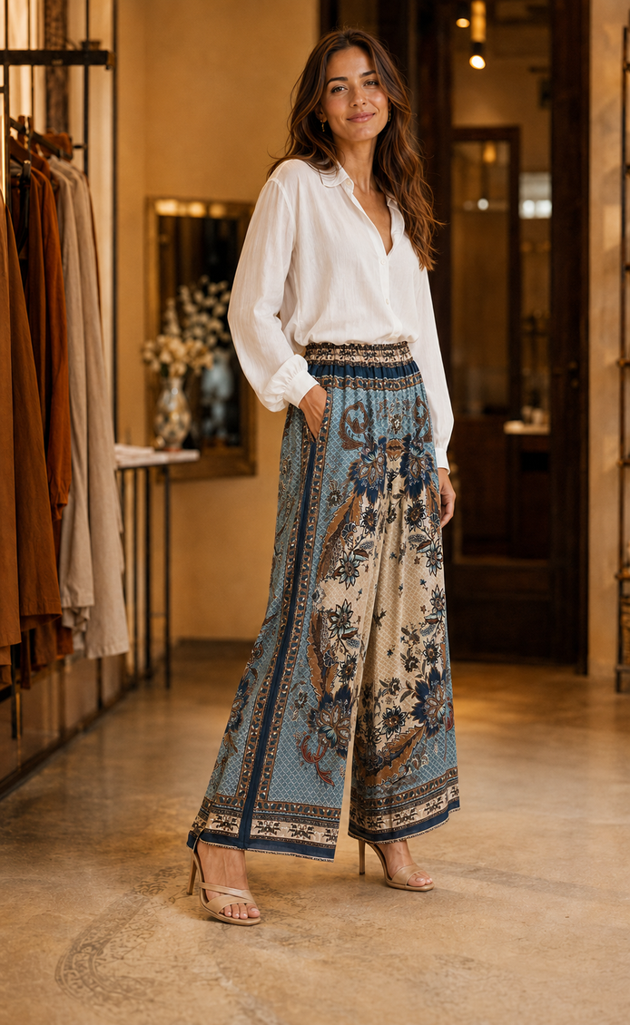 Amici Abruzzo Pants Blue