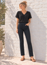 Cafe Latte - 7/8 Navy Pants