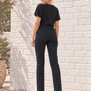 Cafe Latte - 7/8 Navy Pants