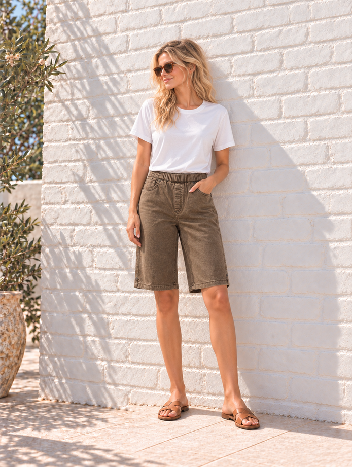 Cafe Latte - Mocha Shorts