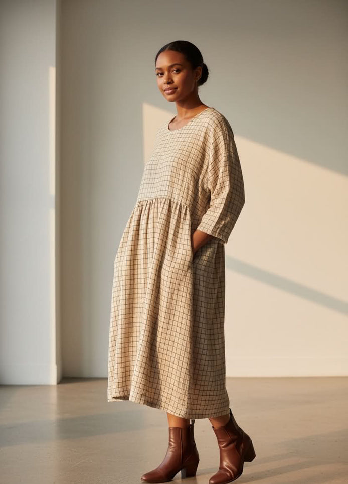 Montaigne Linen - Beige Dress
