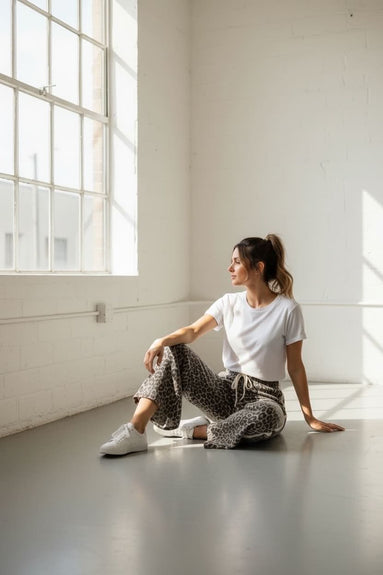 Mutig - Relaxed Fit Pants Leopard