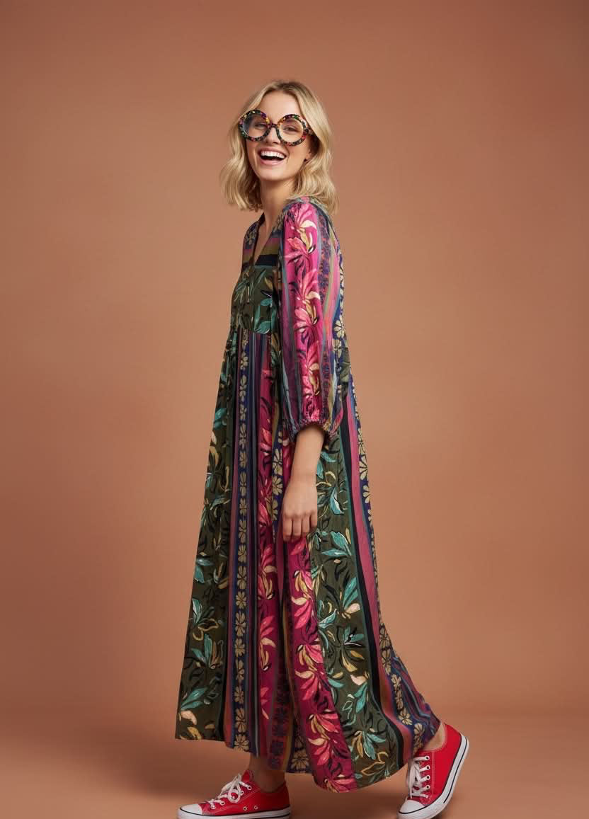 Boho Australia - Multi Stripe Dress