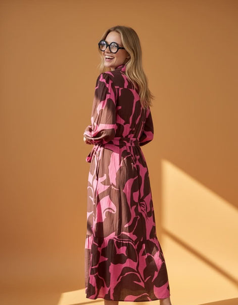 Boho Australia -  Fuchsia Dress