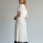 By Frankie - Polka Dot Lace Skirt