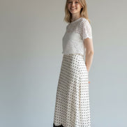 By Frankie - Polka Dot Lace Skirt