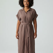 Boho Australia- Chocolate Shirt Dress
