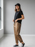 AE Luxe - PU Leather Pants - Camel
