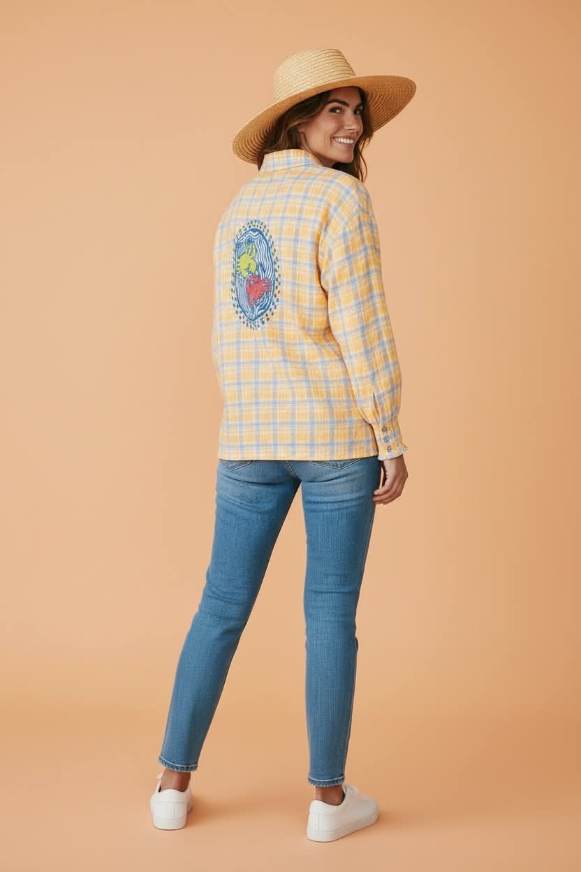 Kiik Luxe - Relaxed Fit Tangerine Shirt