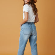 Wakee - Barrel Denim Jeans - Blue