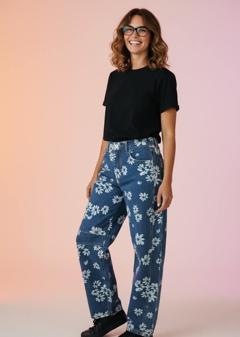 Mutig - Flower Power Jeans