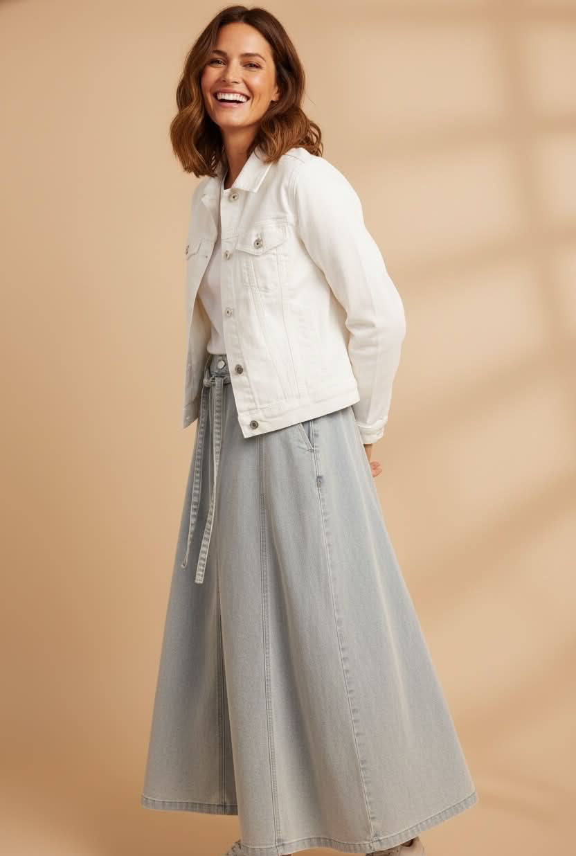 Mutig - Maxi Denim Skirt