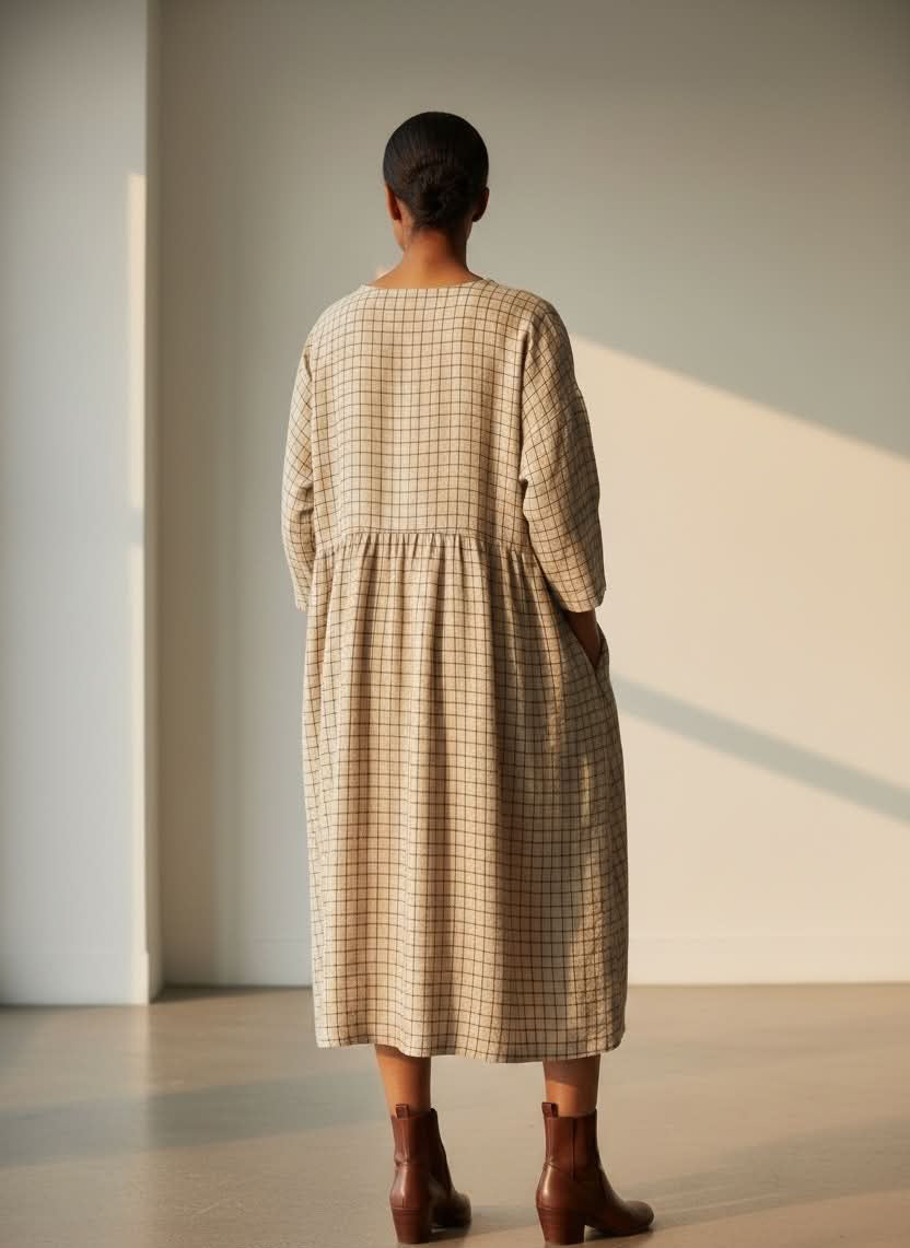 Montaigne Linen - Beige Dress