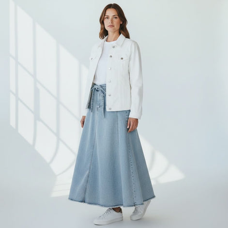 Mutig - Maxi Denim Skirt