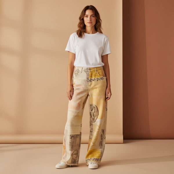 Mutig - Graphic Denim Jeans