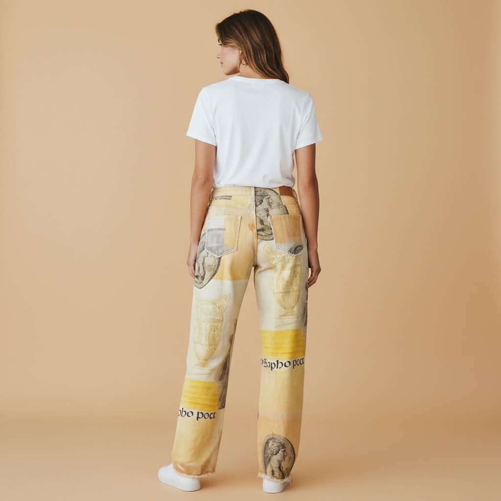 Mutig - Graphic Denim Jeans